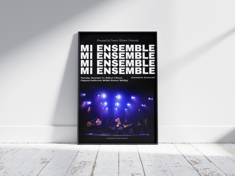 FMU MI Ensemble Concert Poster